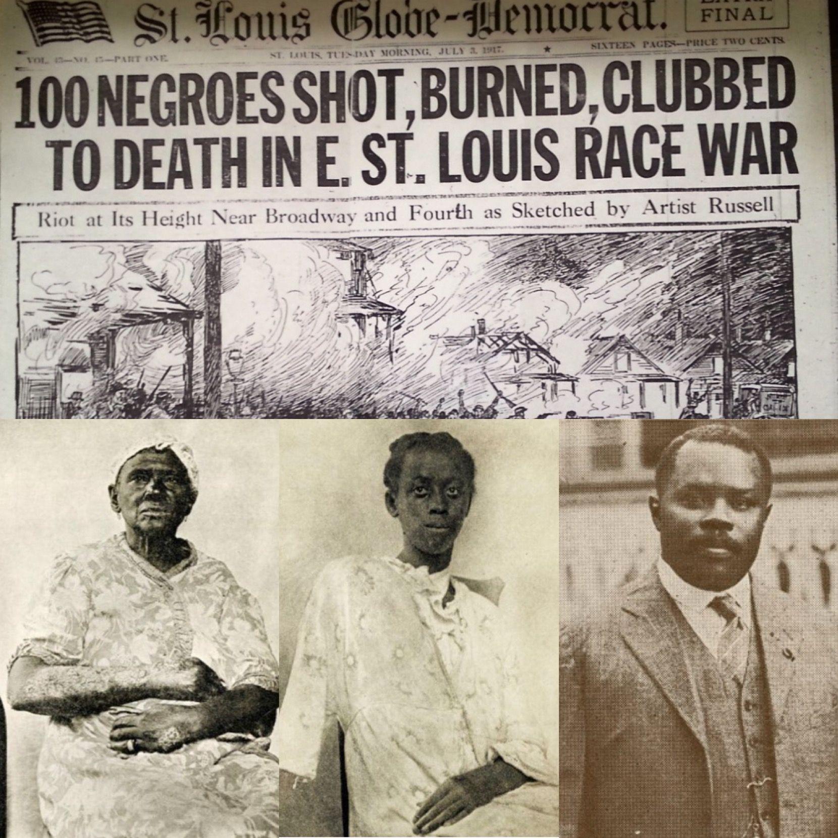 100 Years Ago East St. Louis Massacre, Marcus Garvey Condemns Attacks | newafrikan77